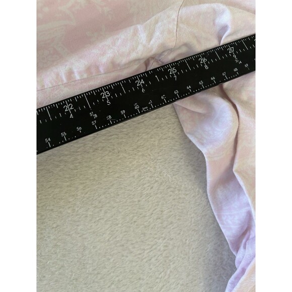 Alexander del Rossa Pajama set Pink White Paisley Crisp Cotton Size 2X - Picture 4 of 9